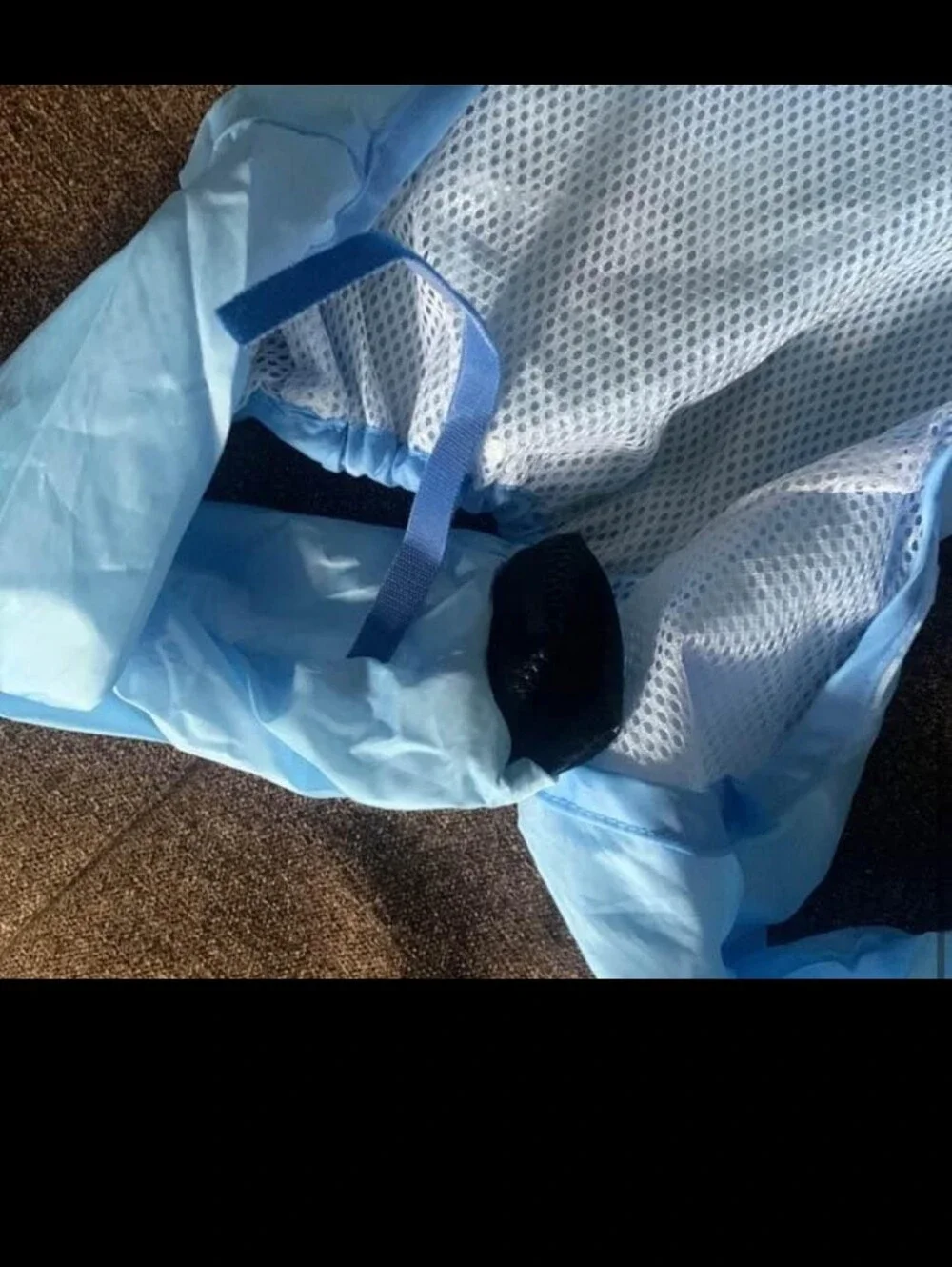 Waterproof Blue Dog Raincoat with Hood and Boots